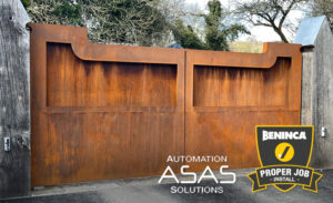 Unique close boarded Swing Gates